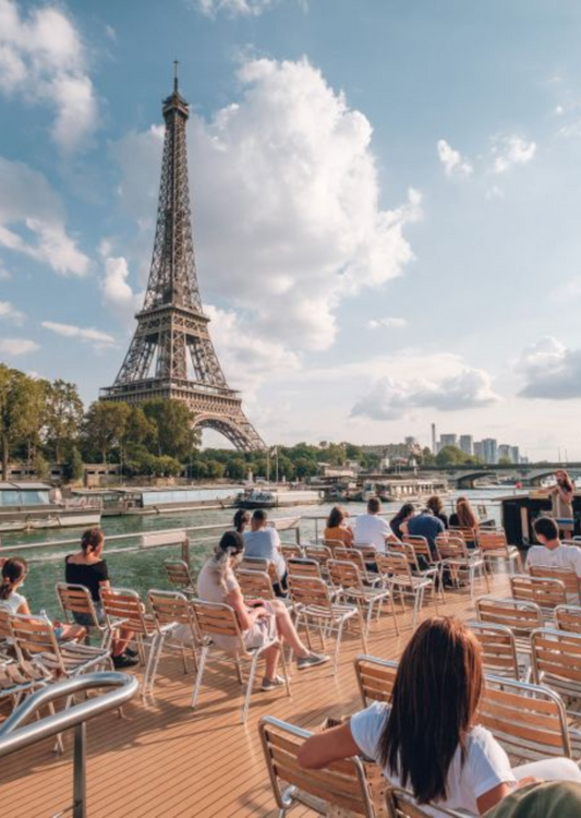 Seine River Cruise & Louvre Stroll Package: Outdoor Exploration with Entry Ticket